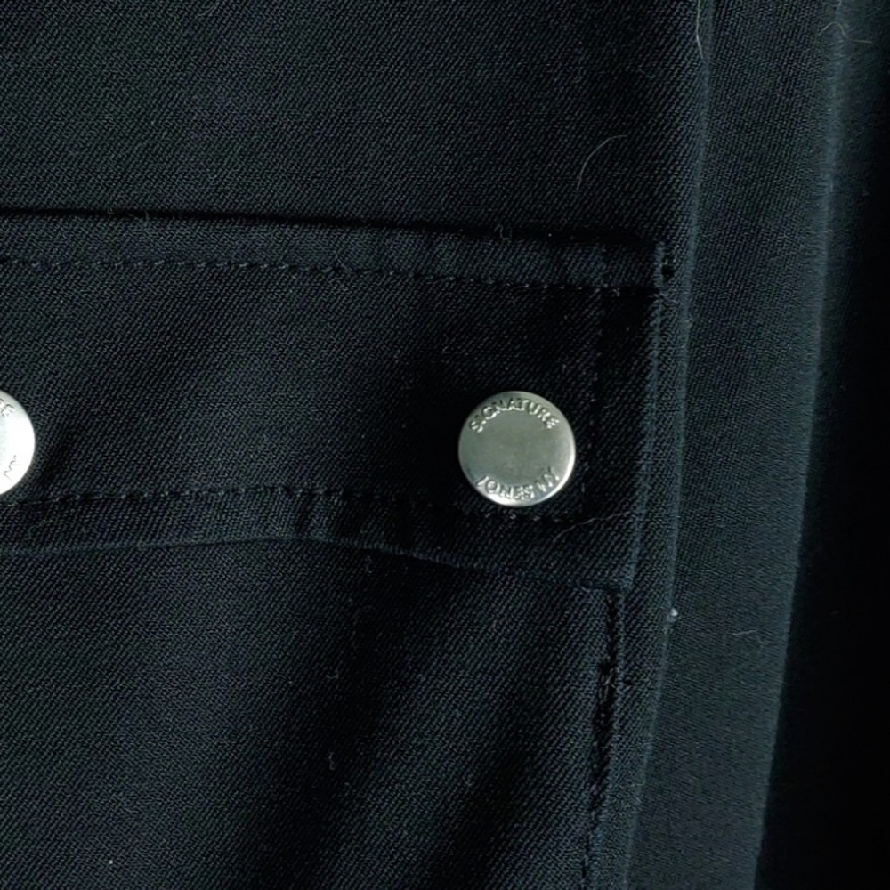 Jones New York Signature Wmn L  Zip Belted Jacket - Picture 3 of 5